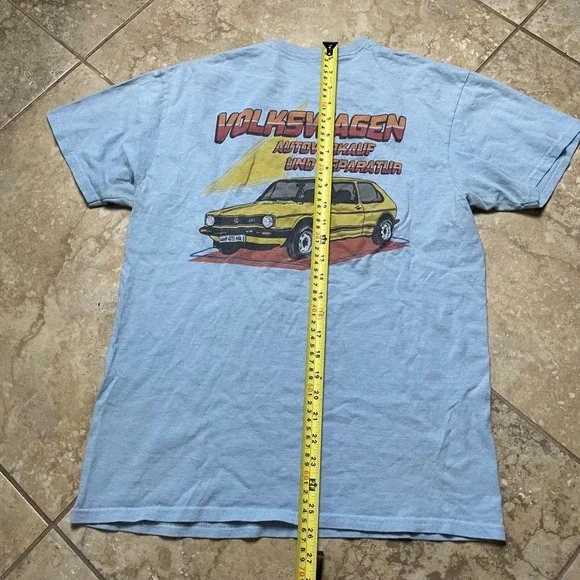 Volkswagen T-Shirt Car‎ Graphic Tee Autoverkauf und Reparatur Size M - Picture 2 of 4